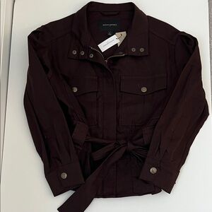 Banana Republic Women's Utility Jacket in Rich Brown